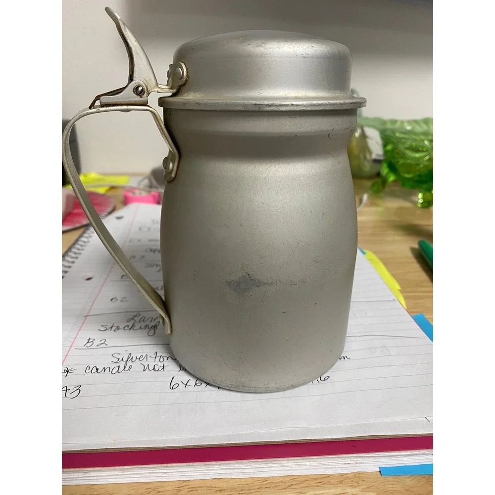 VTG 1940 Pre WWII‎ US Army Aluminum Metal Pitcher Creamer AGM Company